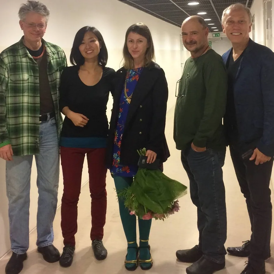 with the Kronos Quartet